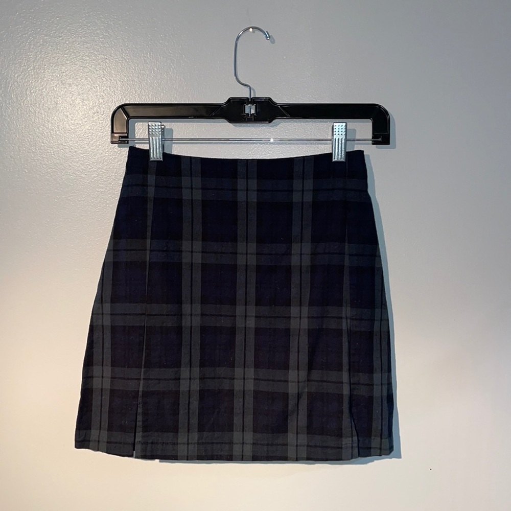 Nordstrom Tight Short Plaid Skirt